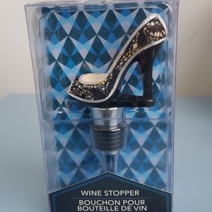 High heel wine stopper
